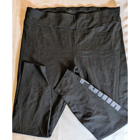 Puma Women's Modern Basics High-Waisted 7/8 Length Leggings (2X, Black) - Picture 3 of 8